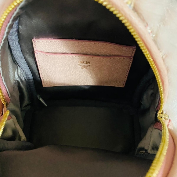 Sold!!Mcm pink Swarovski backpack - Picture 13 of 16